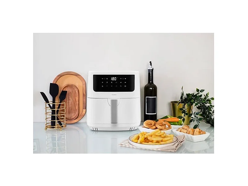 Friteuse a Air Chaud - MEDION - 50073000 - 2150 W - Ecran tactile - 9 programmes - Blanc