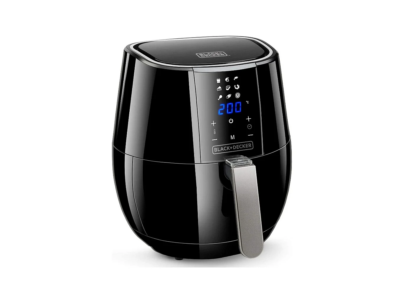 Black+decker Friteuse sans huile 0.8kg 1500w noir - BXAF3500E