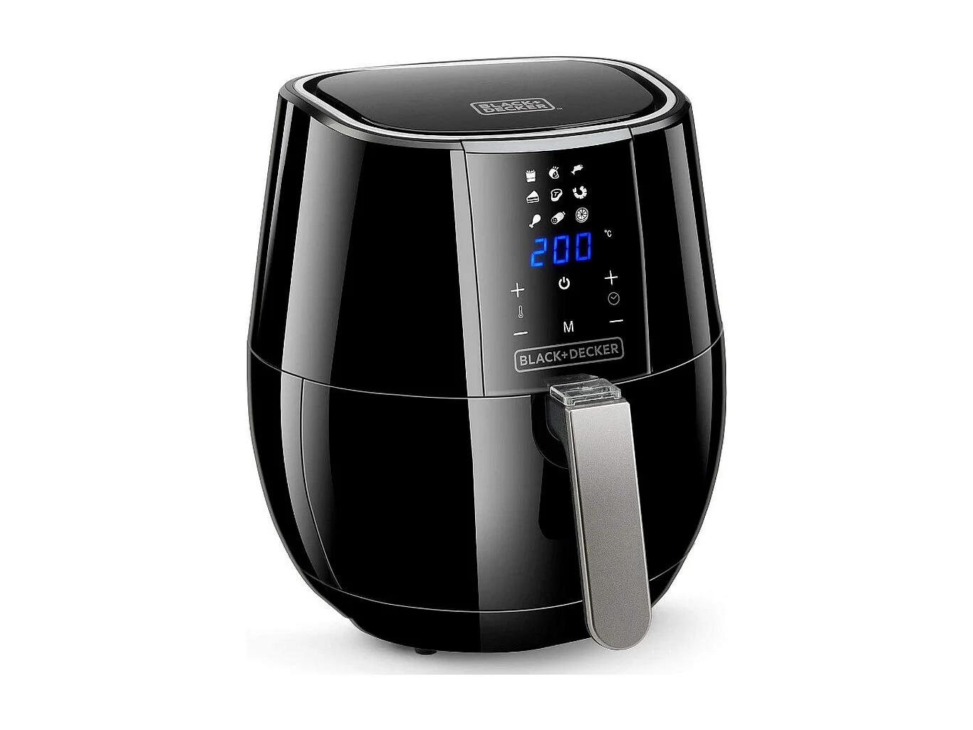 Black+decker Friteuse sans huile 0.8kg 1500w noir - BXAF3500E