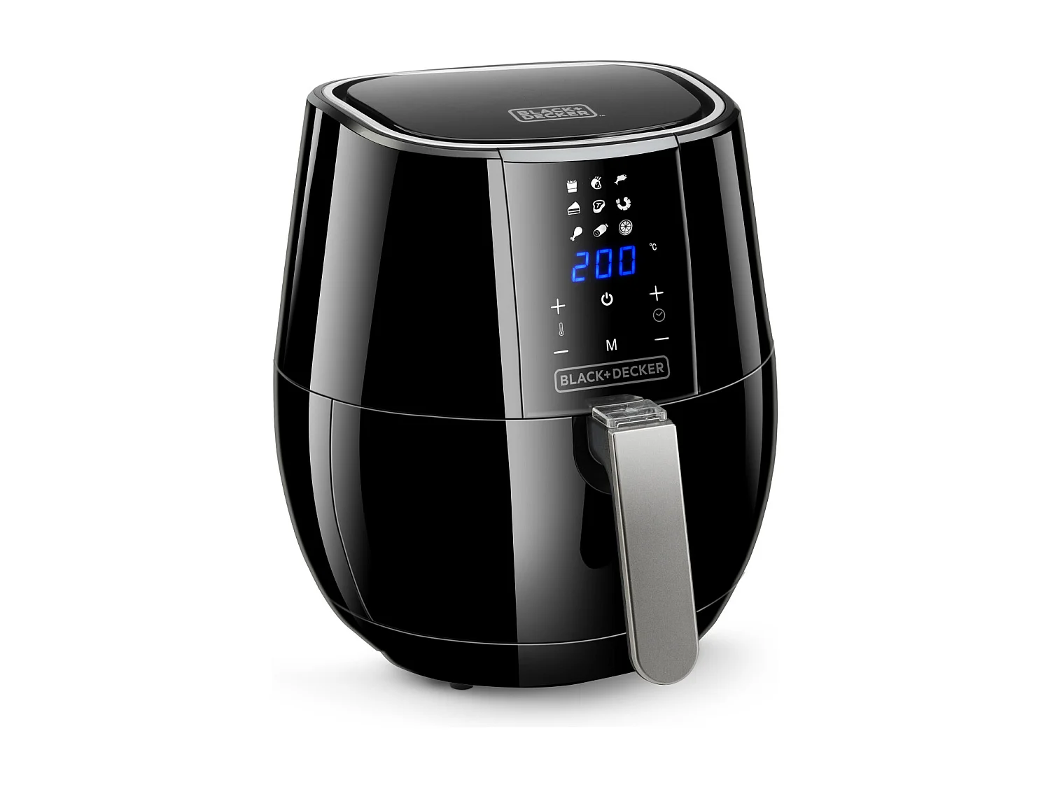 Black+decker Friteuse sans huile 0.8kg 1500w noir - BXAF3500E