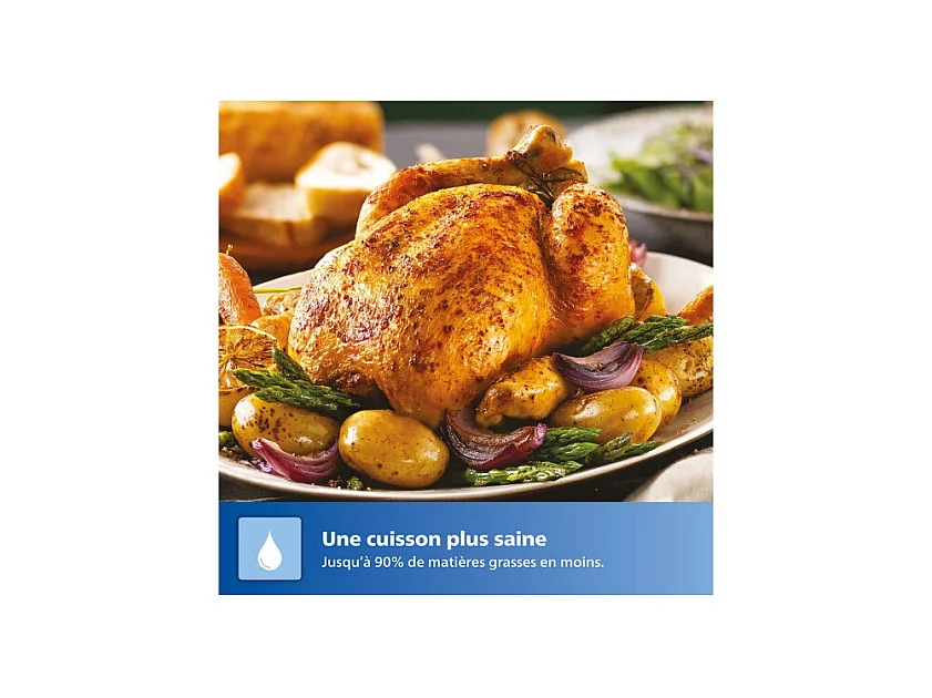 Friteuse sans huile Philips NA332 00 Serie 3000 6,2L Noir