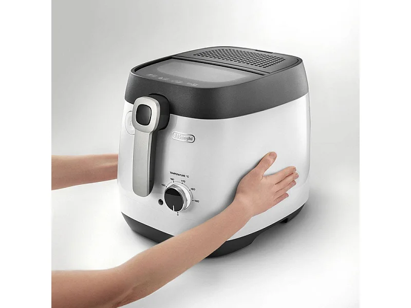 Delonghi Friteuse 3l 1700w blanc/gris - fs8065