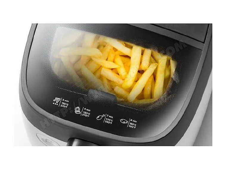 Delonghi Friteuse 3l 1700w blanc/gris - fs8065