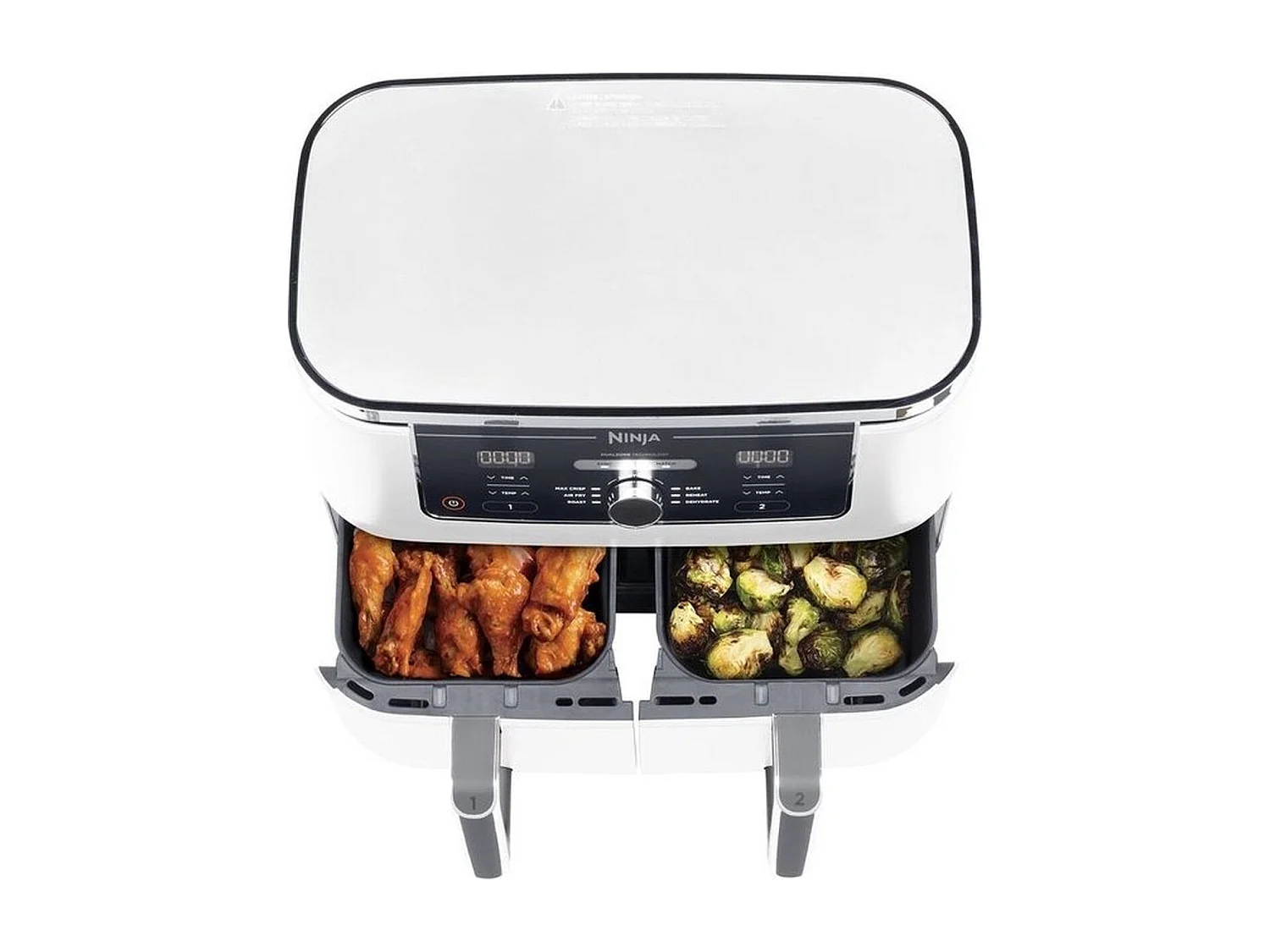 Friteuse sans huile Ninja AF400EUWH Foodi MAX DualZone 2600 W Blanc