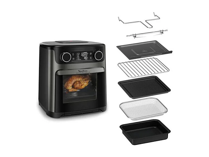 Friteuse AirFryer Moulinex Easy Fry Multifunctioneel Combi AL5558F0 1800 W Zwart