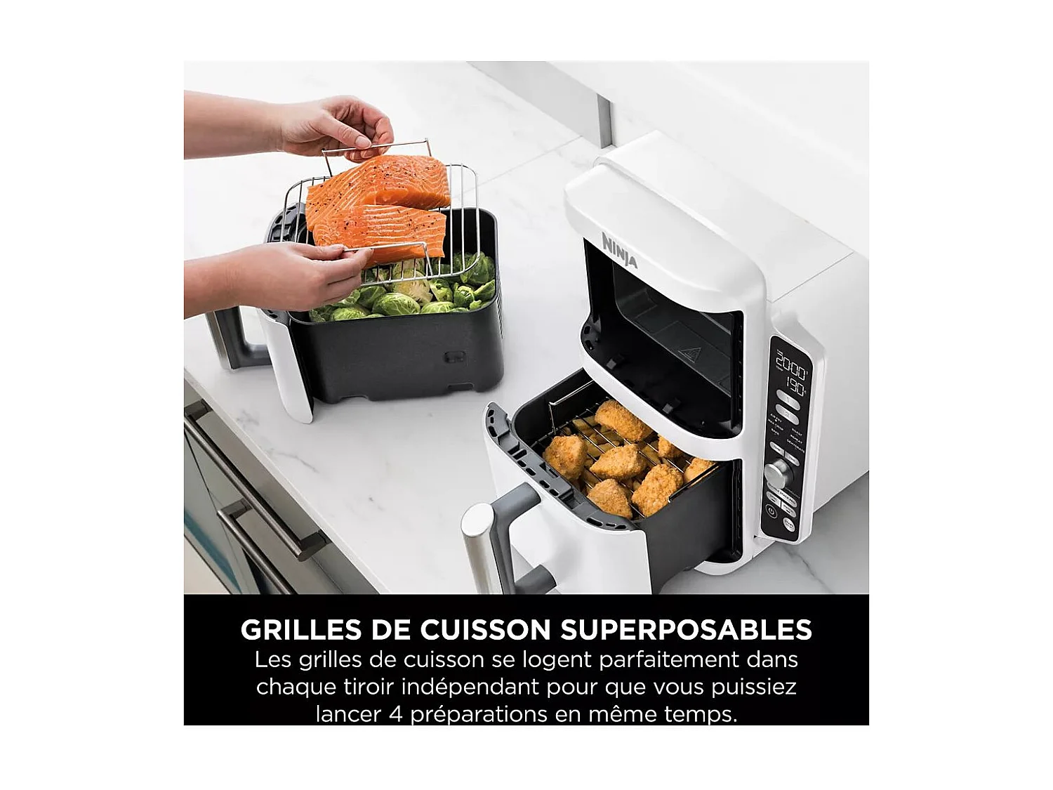 Friteuse sans huile Ninja SL400EUWH BLANC