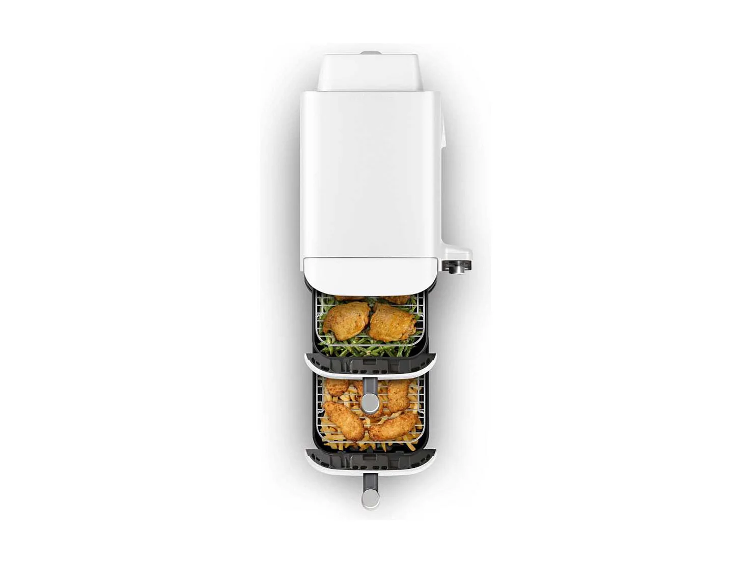 Friteuse sans huile NINJA - Double Stack XL SL400EUWH - Capacité 9,5L - 6 programmes de cuisson - Blanc - 2470W
