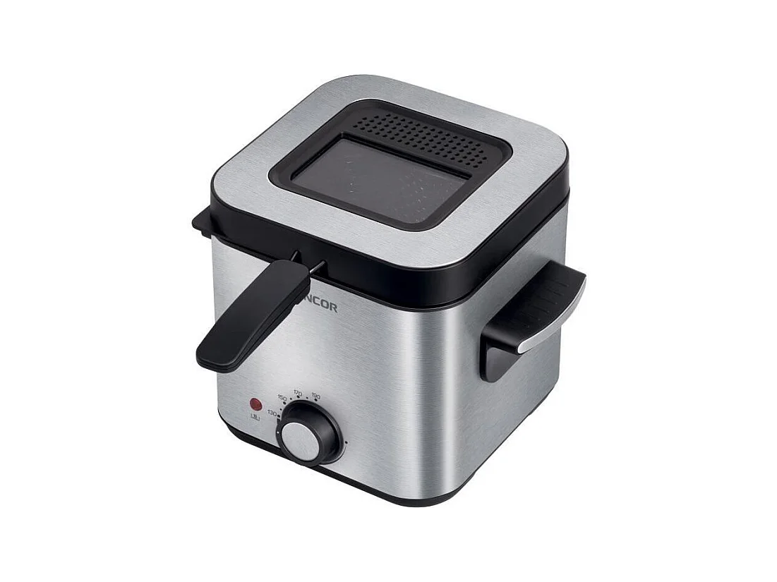 Friteuse - SENCOR - SFR 6200SS - 900 W - 1,5 L - Noir / Acier inoxydable