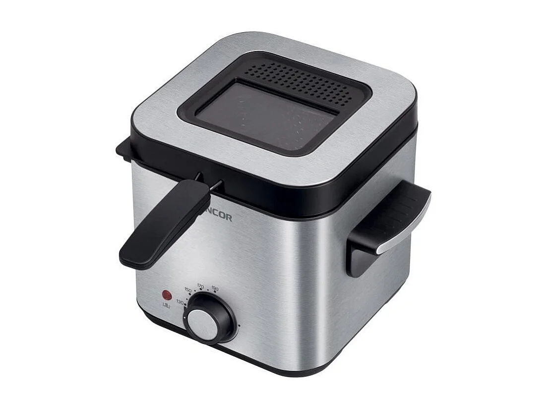 Friteuse - SENCOR - SFR 6200SS - 900 W - 1,5 L - Noir / Acier inoxydable