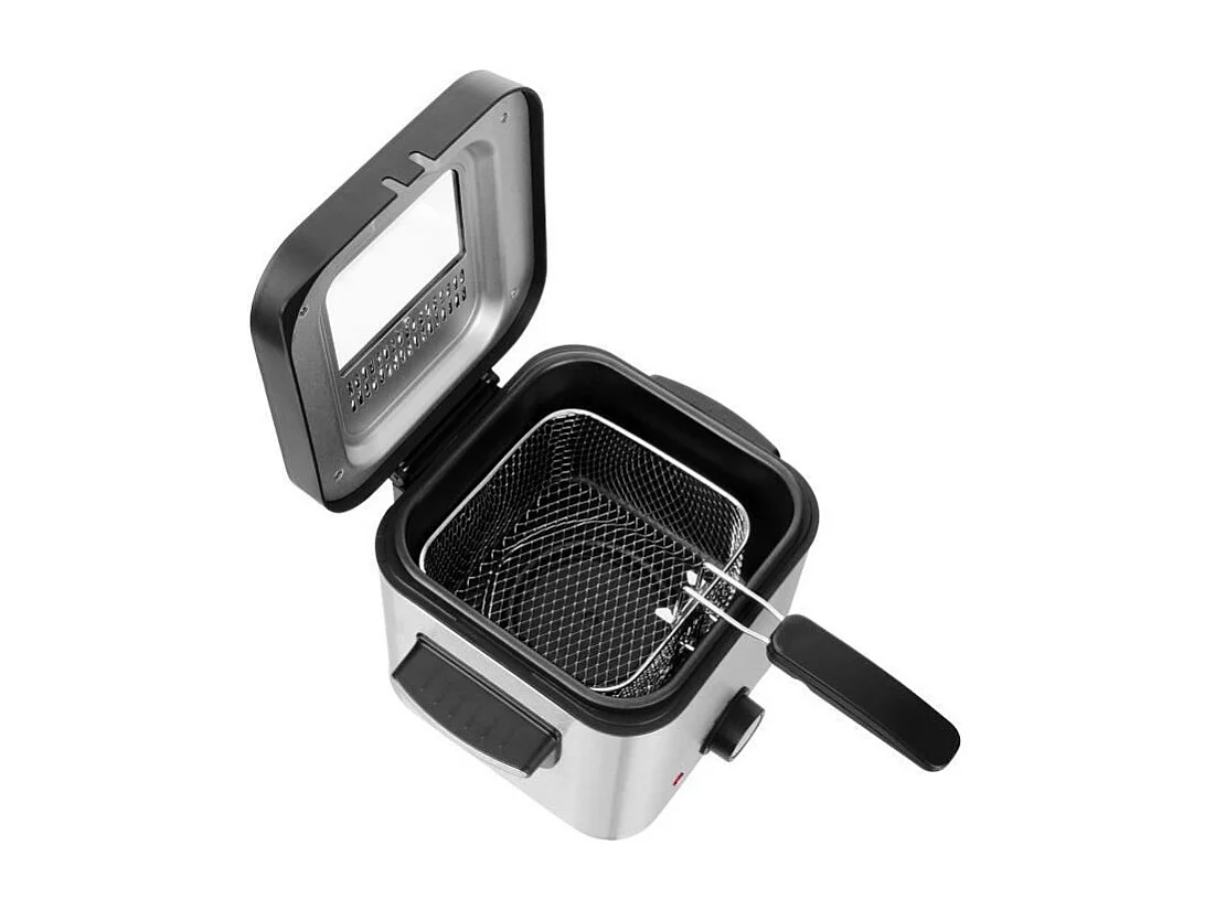 Friteuse - SENCOR - SFR 6200SS - 900 W - 1,5 L - Noir / Acier inoxydable