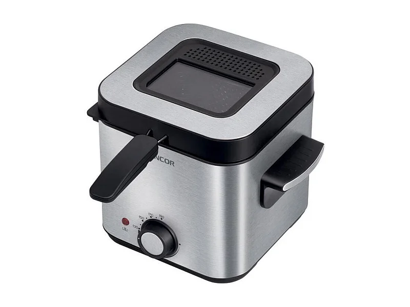 Friteuse - SENCOR - SFR 6200SS - 900 W - 1,5 L - Noir / Acier inoxydable