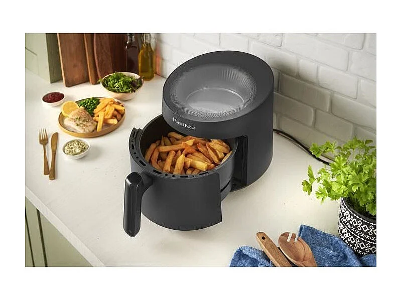 Friteuse sans huile RUSSELL HOBBS - SatisFry Air Panoramic 27420-56 - Capacité 5L - 10 programmes de cuisson - 1500W - Noir