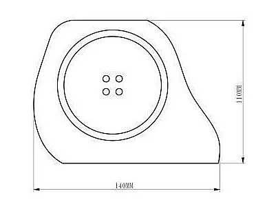 Spot solaire polyrésine - GALIX - Rocher - 10 Lumens - Marron - LED