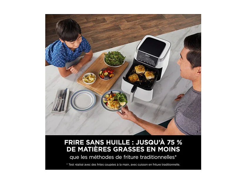 Friteuse sans huile Ninja AF180EUWH Blanche