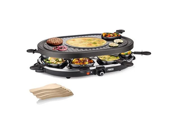 PRINCESS 162700 Appareil a raclette 8 personnes - Noir