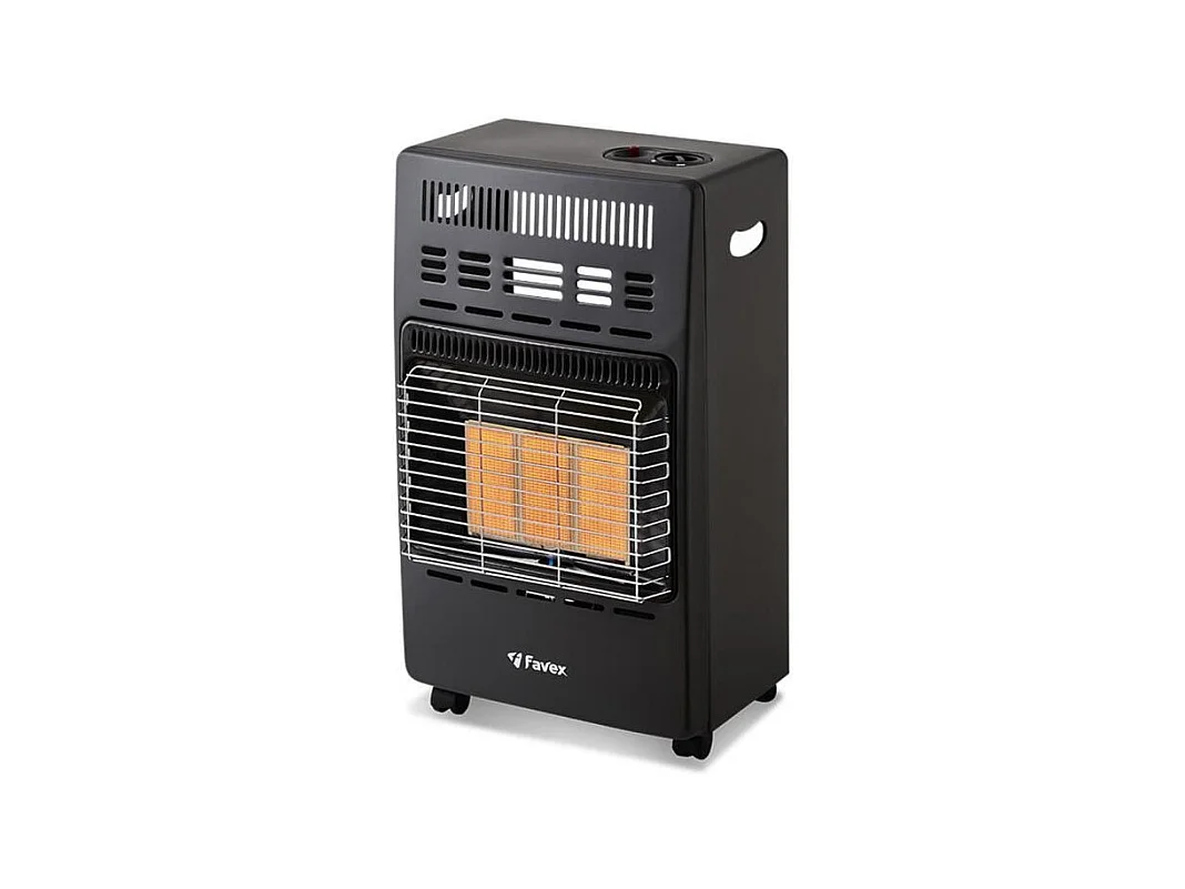 Chauffage d'Appoint Infrarouge au Gaz Butane KERN - Allumage Piezo - 40 m² - 3 Niveaux de Puissance