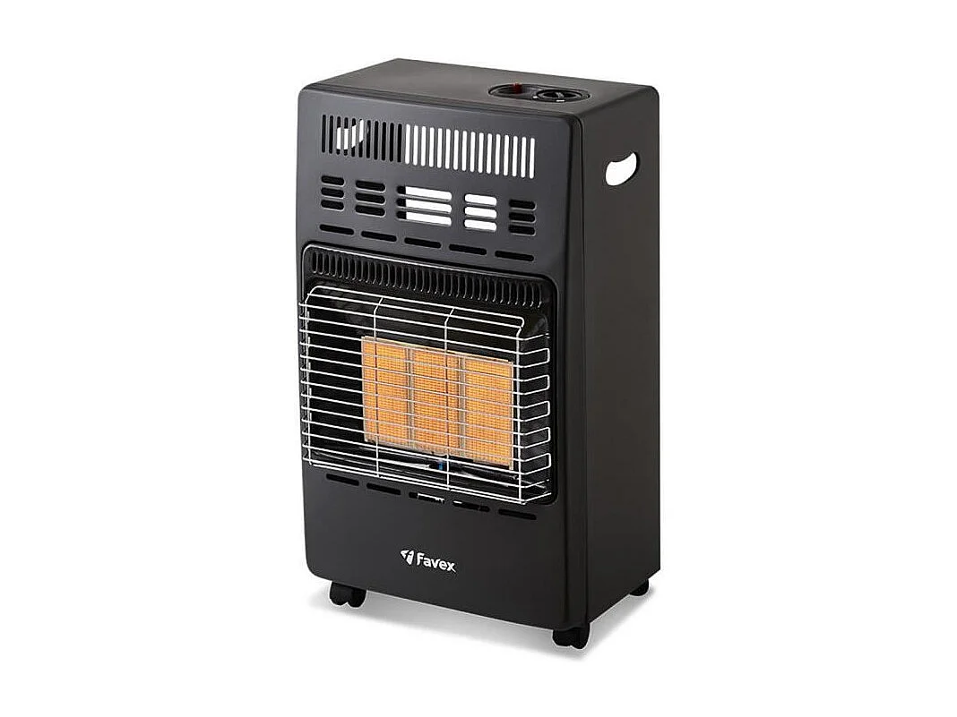 Chauffage d'Appoint Infrarouge au Gaz Butane KERN - Allumage Piezo - 40 m² - 3 Niveaux de Puissance