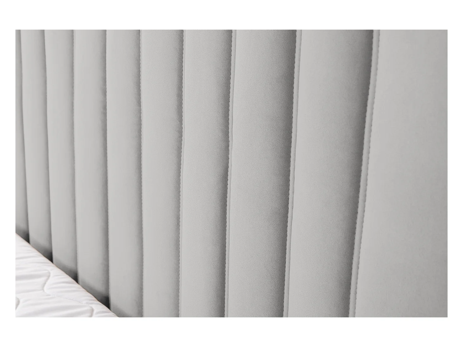 Lit boxspring QUANT avec 2 coffres de rangement, lit rembourré Dimensions: 140x200, couleur: beige, tissu velours