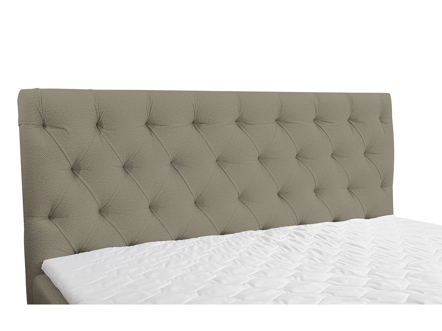 Lit boxspring Calipso avec 2 coffres de rangement, lit rembourré Dimensions: 160x200, couleur: marron, tissu velours