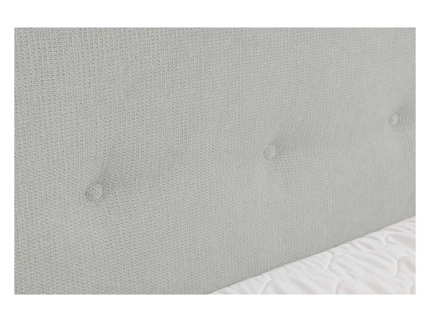 Lit boxspring Calido avec 2 coffres de rangement, lit rembourré Dimensions: 140x200, couleur: gris, tissu structuré