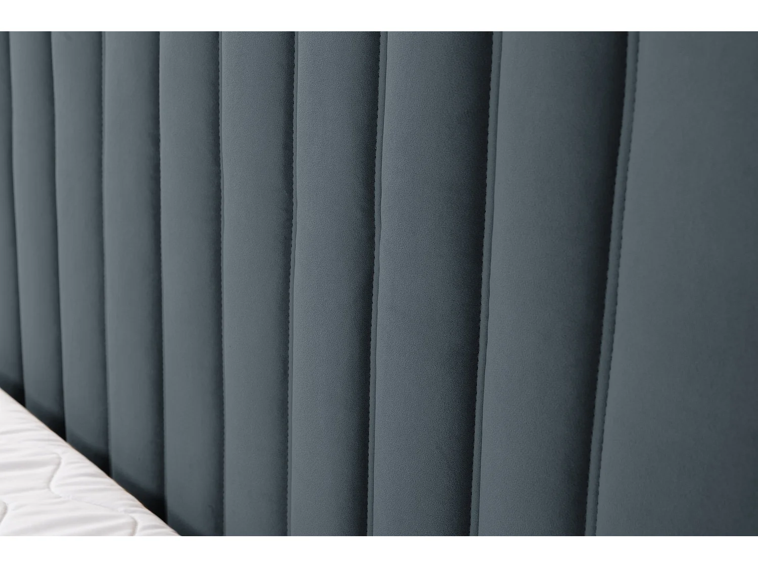 Lit boxspring QUANT avec 2 coffres de rangement, lit rembourré Dimensions: 180x200, couleur: gris foncé, tissu velours