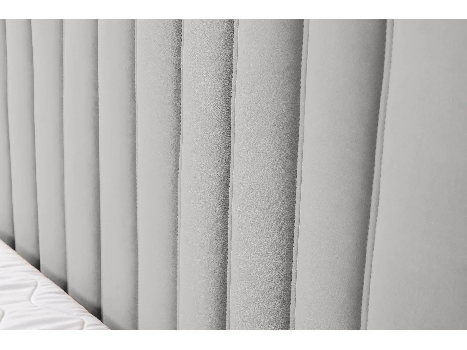 Lit boxspring QUANT avec 2 coffres de rangement, lit rembourré Dimensions: 160x200, couleur: beige, tissu velours