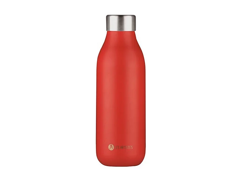 Bouteille Isotherme 500ml Django Bottle'Up 2.0 Rouge - Acier Inoxydable - Etanche - Design Moderne