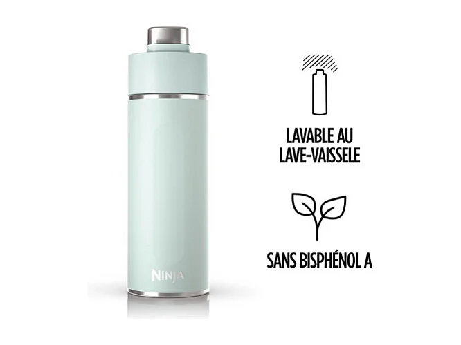 Cuisine art de la table Ninja Gourde isotherme Thirsti menthe 530 ml