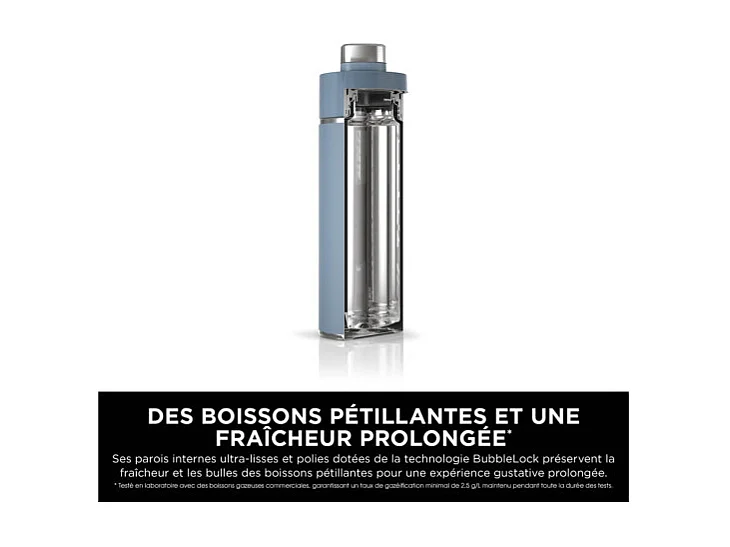 Cuisine art de la table Ninja Gourde isotherme Thirsti bleu 530 ml