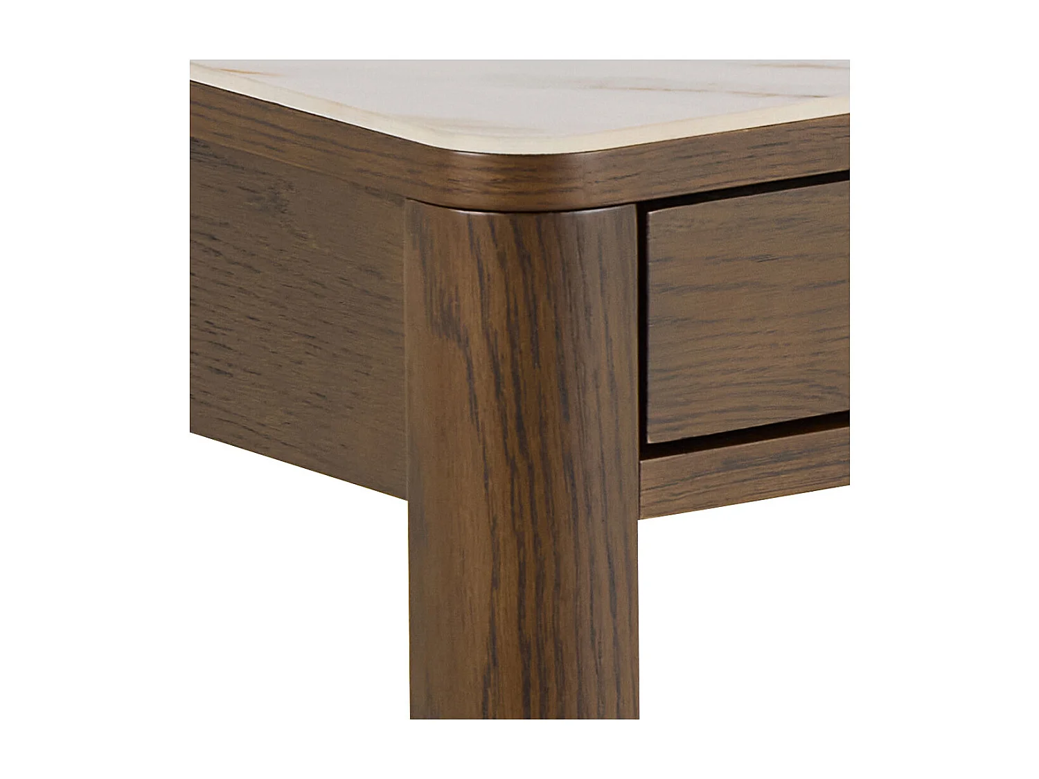 Southampton table basse 1 tiroir beige.