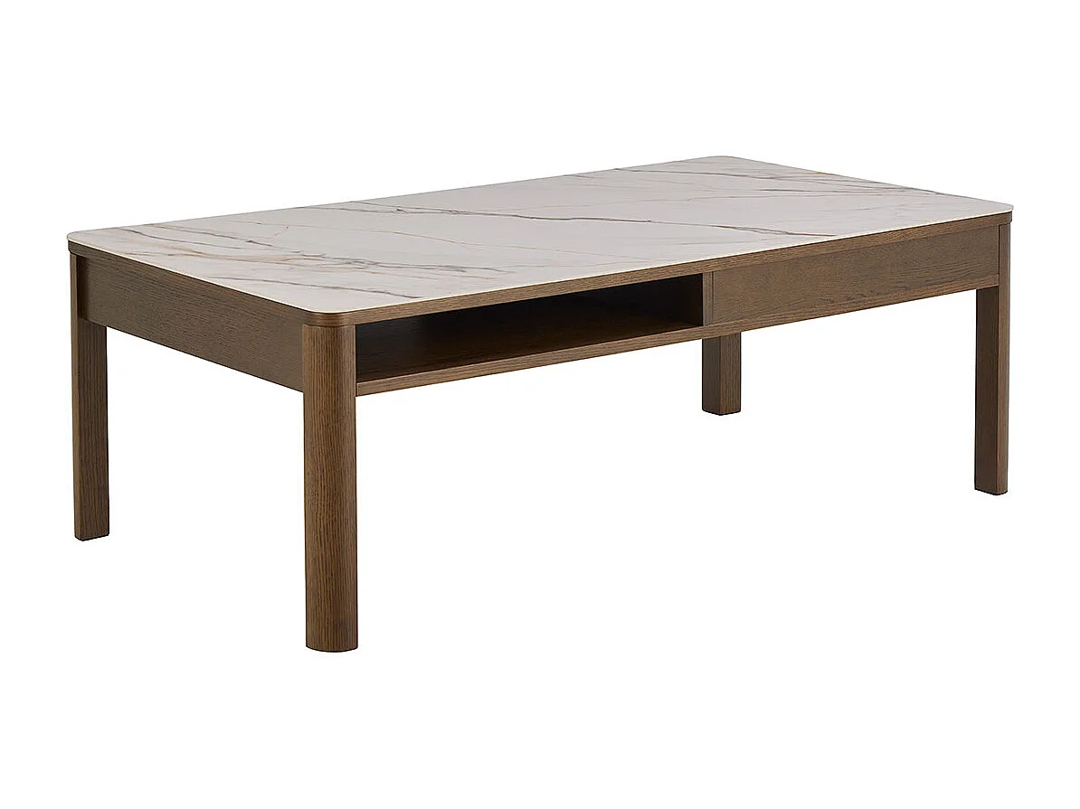 Southampton table basse 1 tiroir beige.
