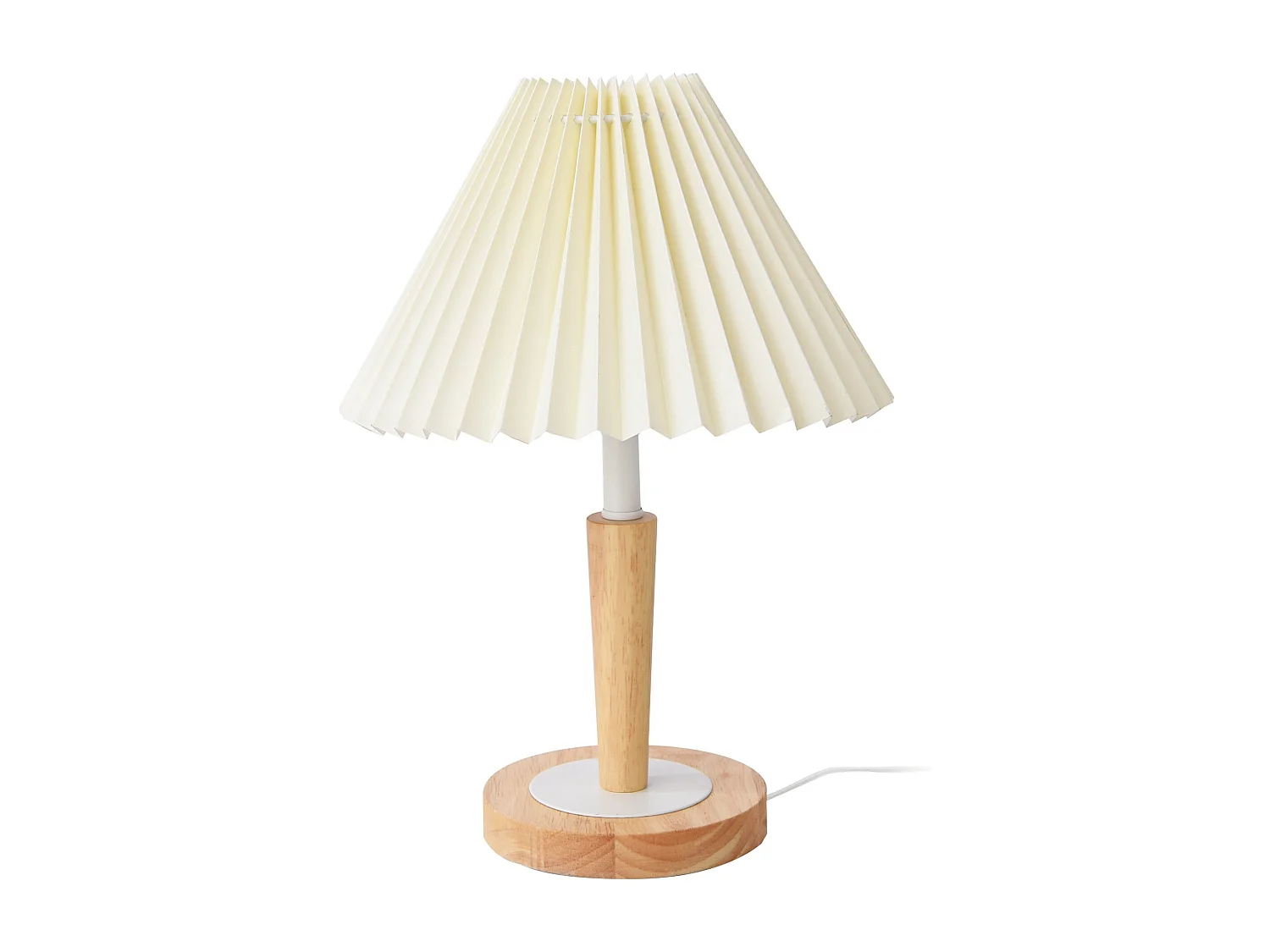 Lampe de table 35 bois blanche 24 x 24 x 35 cm 03_0007403