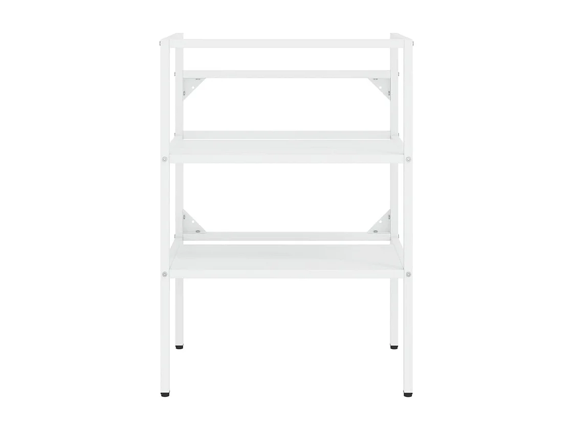 Struttura lavabo bagno 59 x 38 x 83 cm lavabo da incasso ferro bianco 02_0006776