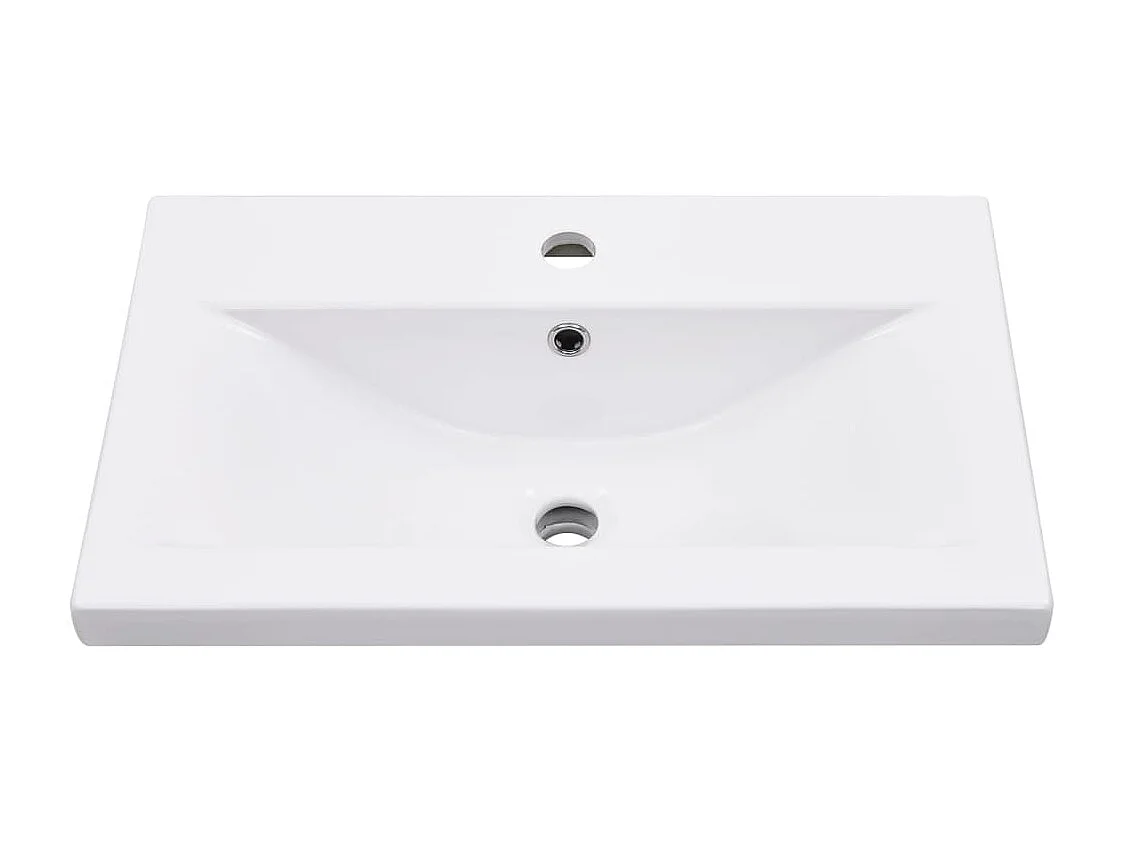 Struttura lavabo bagno 59 x 38 x 83 cm lavabo da incasso ferro bianco 02_0006776
