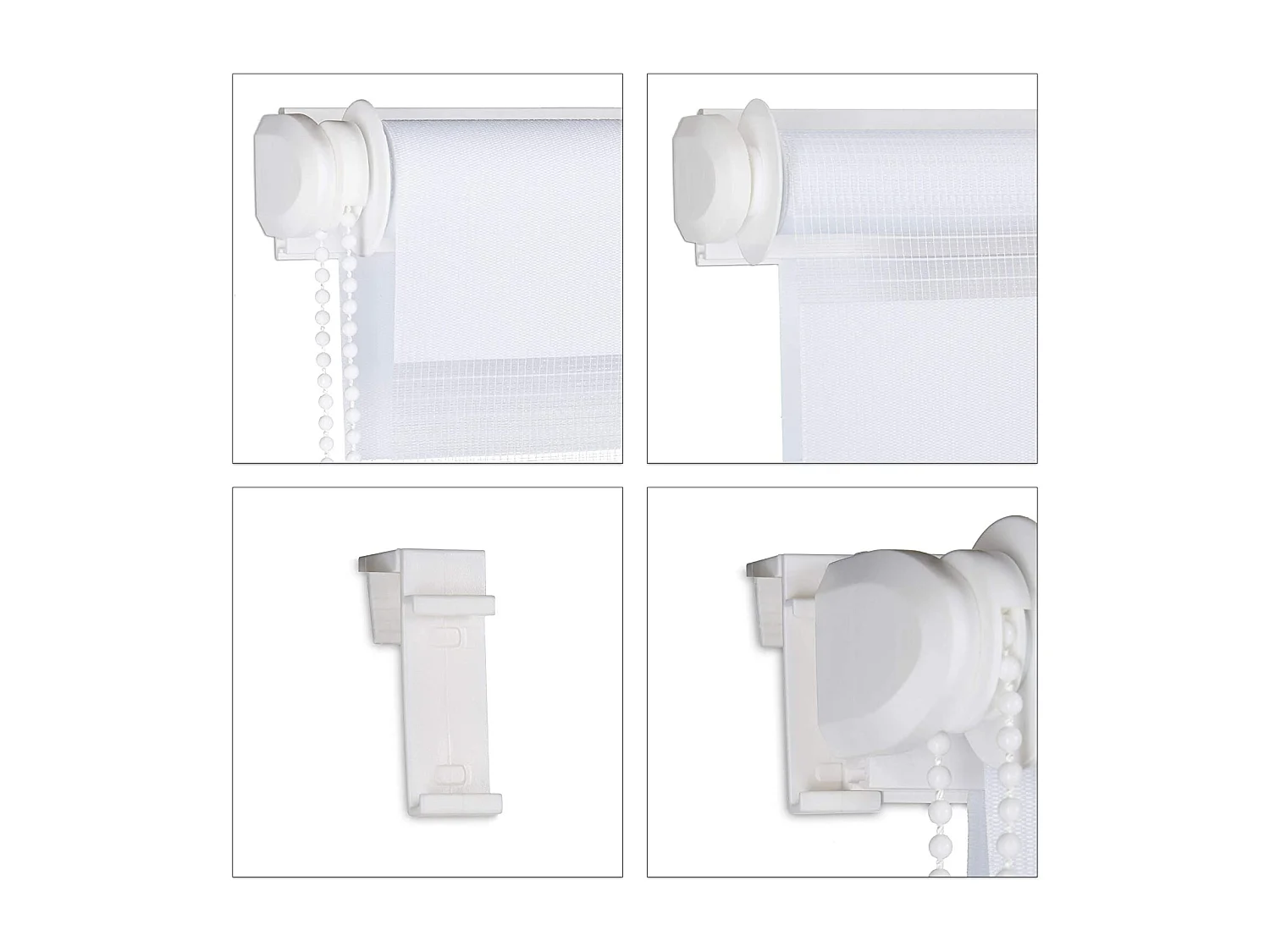 Store enrouleur tamisant double blanche 85 x 85 x 150 cm 13_0002539_2