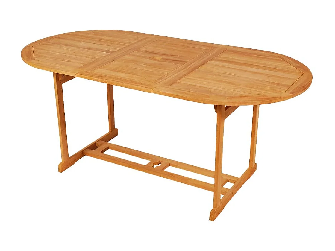 Set da pranzo da giardino con mobili da esterno da 9 pezzi in legno massello di teak 02_0014083