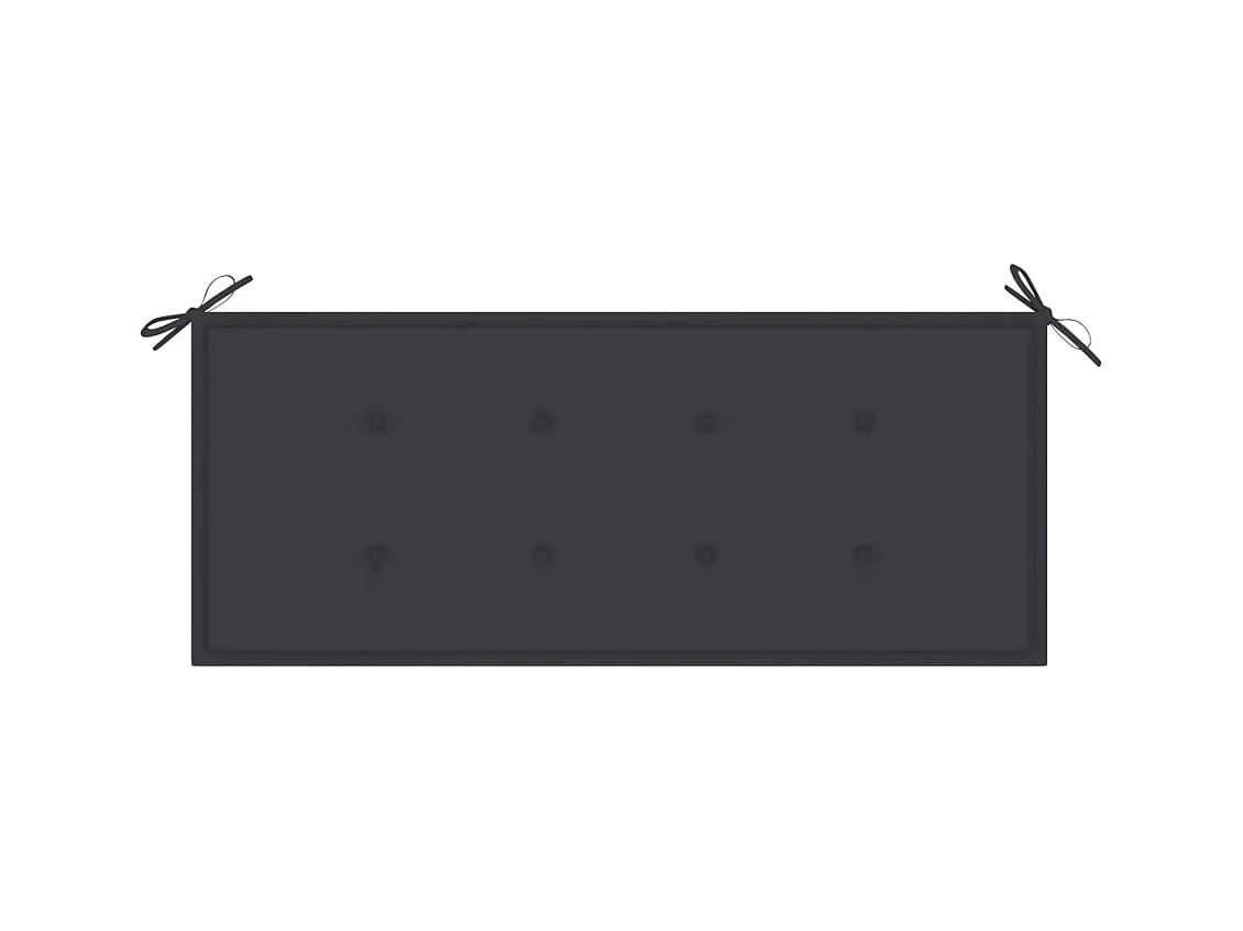 Banc de jardin meuble bois marron 128.5 x 57.5 x 90 cm 02_0011673