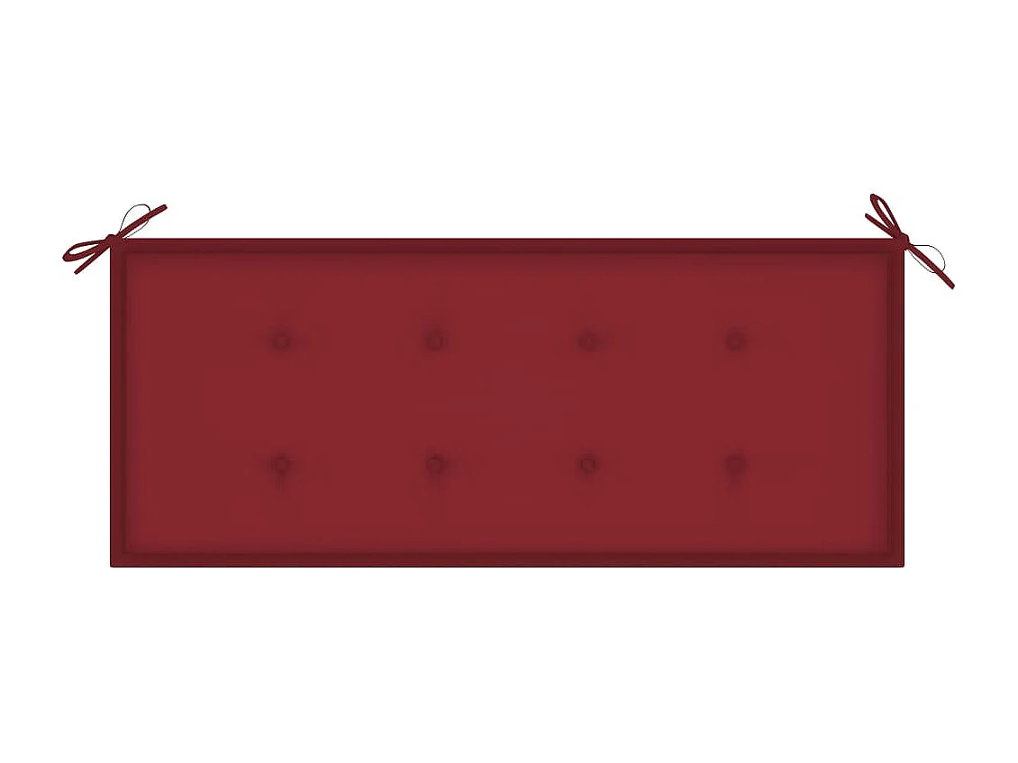 Banc de jardin meuble bois marron 128.5 x 57.5 x 90 cm 02_0011672