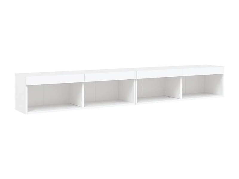 Meubles TV multimédia étagère blanc 100 x 30 x 30 cm 02_0028828