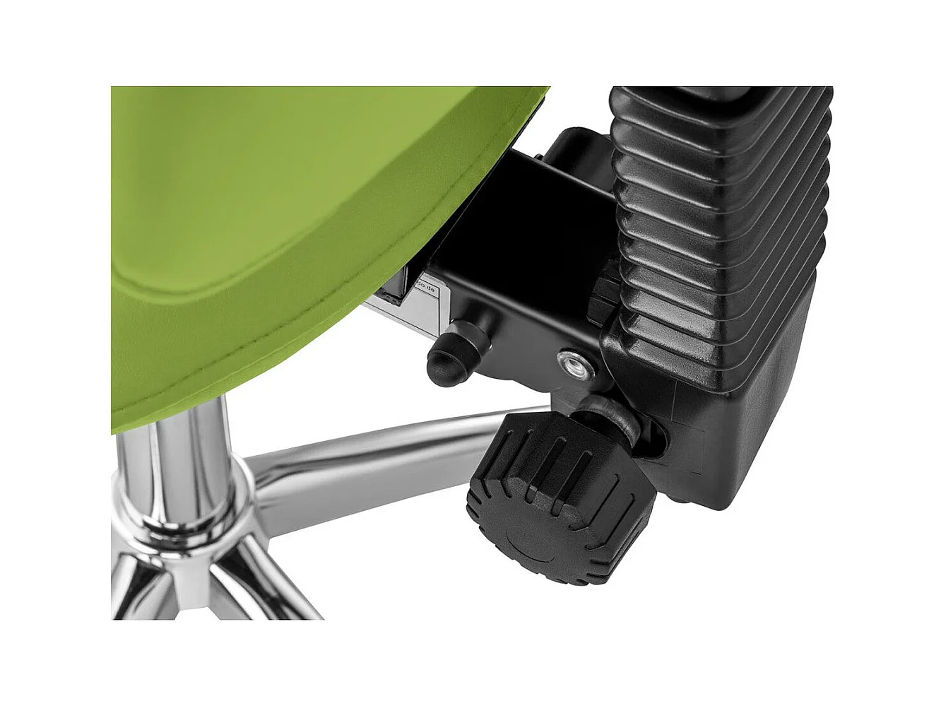 Poltrona tipo sela com encosto verde 14_0003501