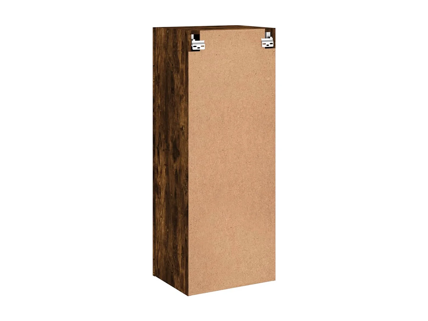 Meuble TV multimédia étagère bois marron 40.5 x 30 x 102 cm 02_0028131