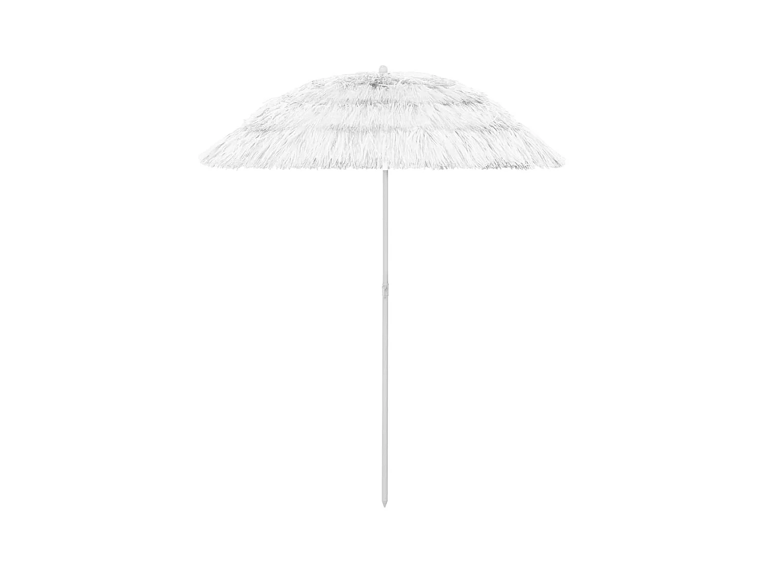 Ombrellone da spiaggia Hawaii 180 cm bianco 02_0008386