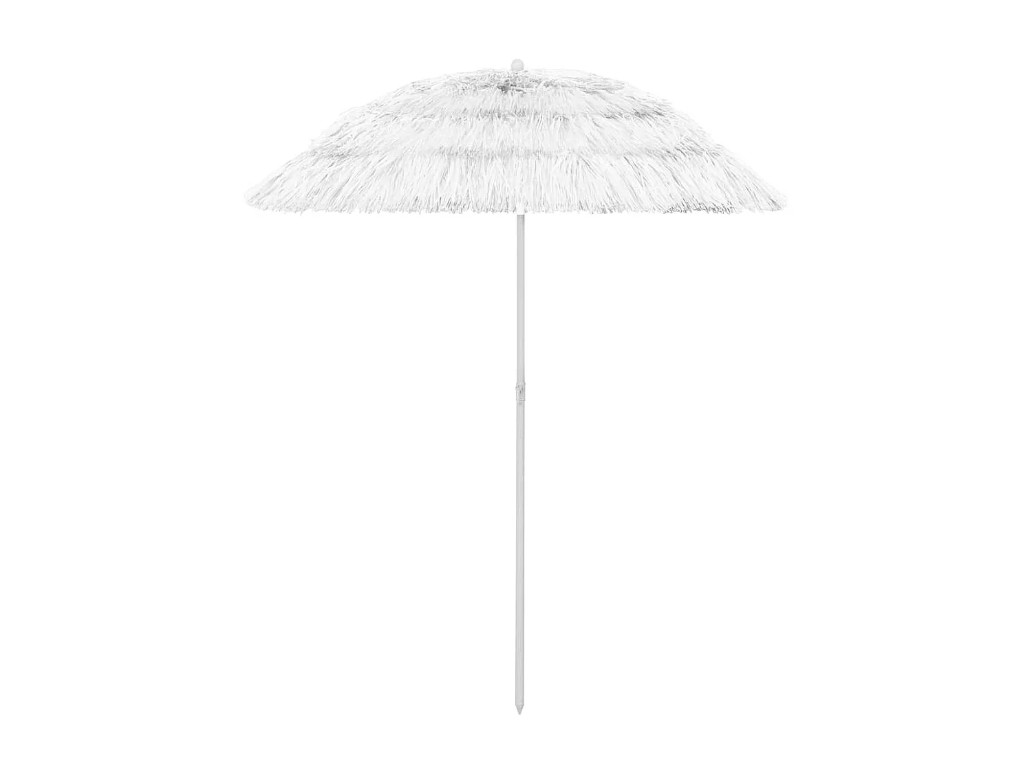 Guarda-sol de praia Havaí 180 cm branco 02_0008386