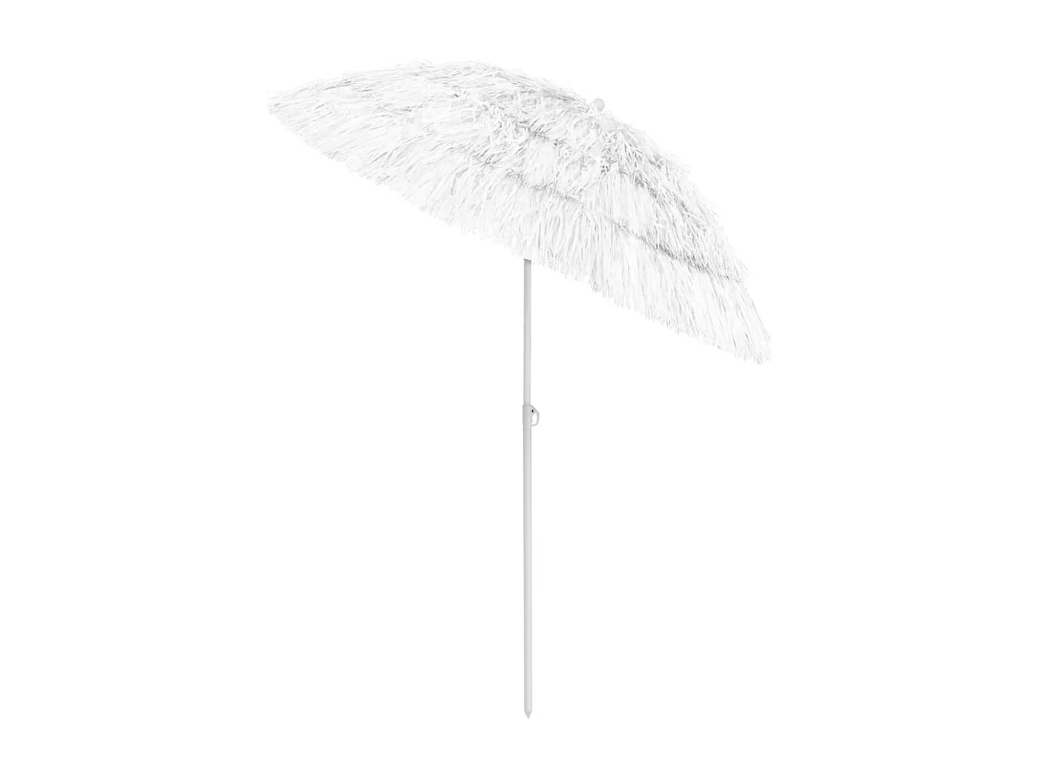 Guarda-sol de praia Havaí 180 cm branco 02_0008386