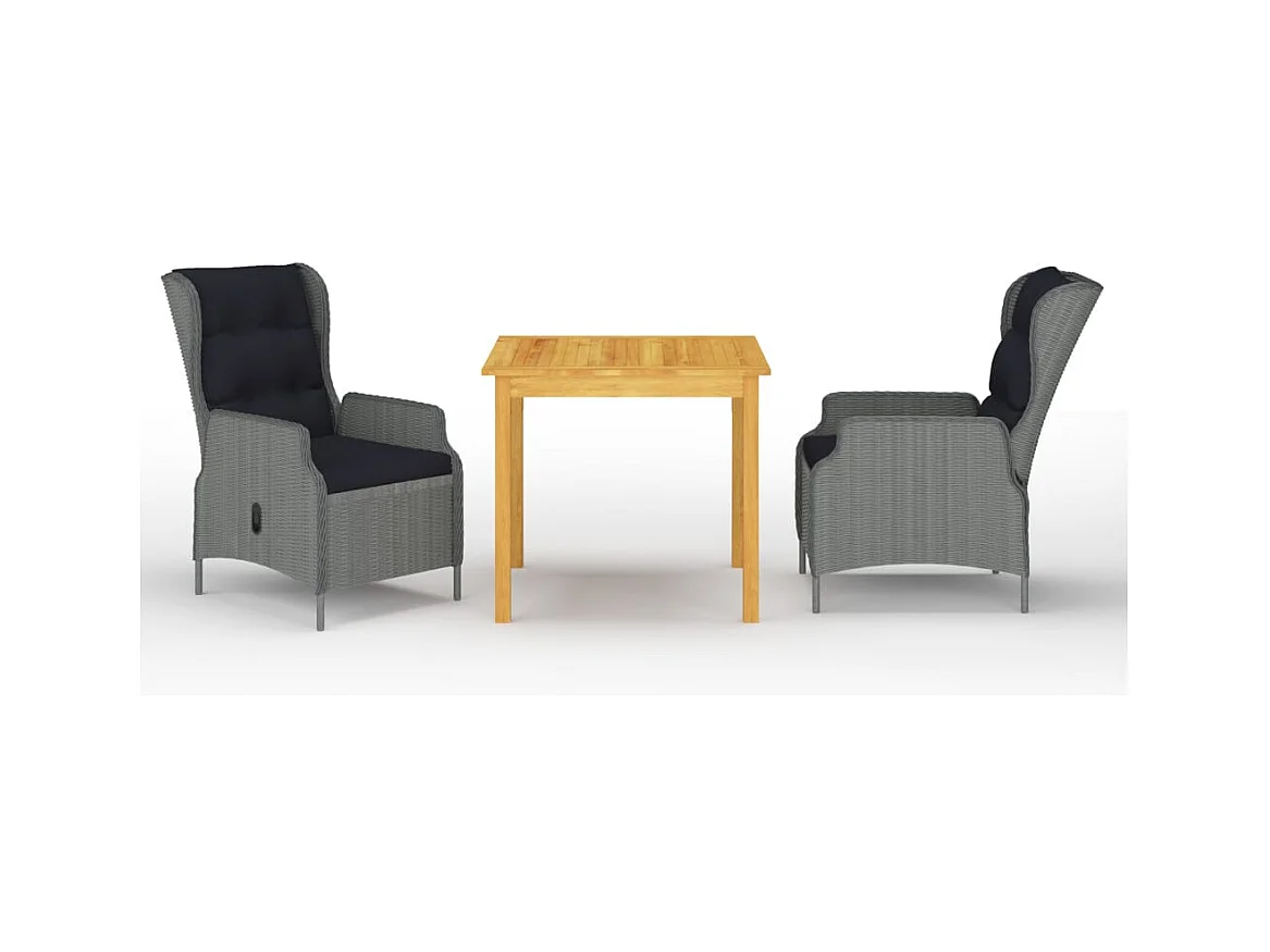 Ensemble de salle à grise 57 x 121 x 80 cm 02_0013623