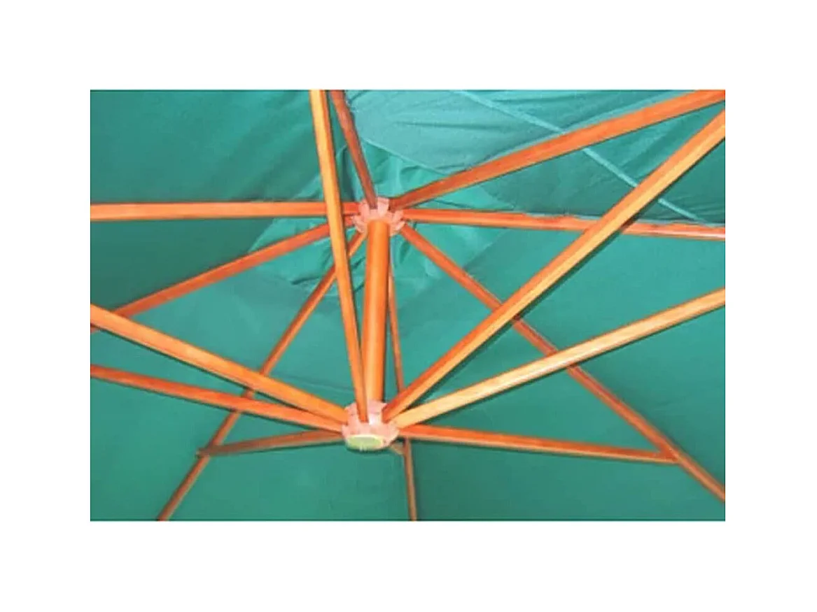 Grande guarda-sol flutuante para exterior 300 x 400 cm verde 02_0008677