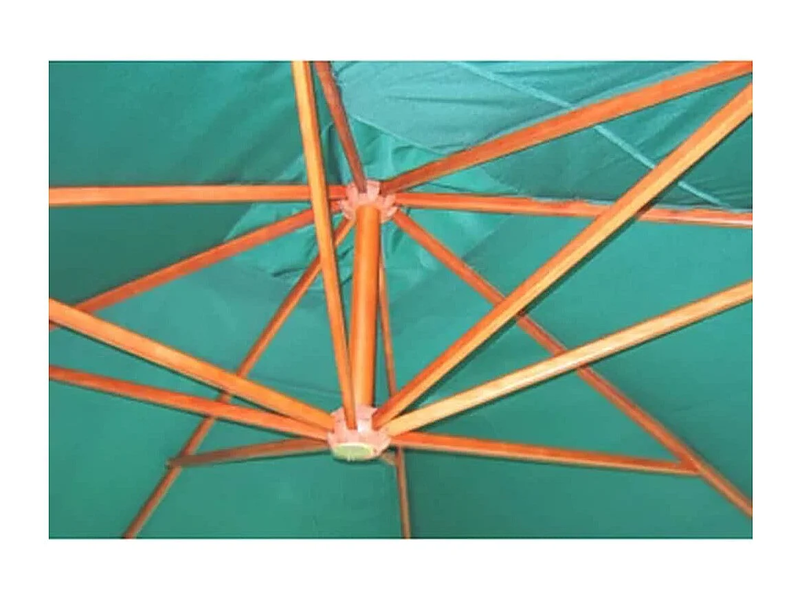 Grande guarda-sol flutuante para exterior 300 x 400 cm verde 02_0008677