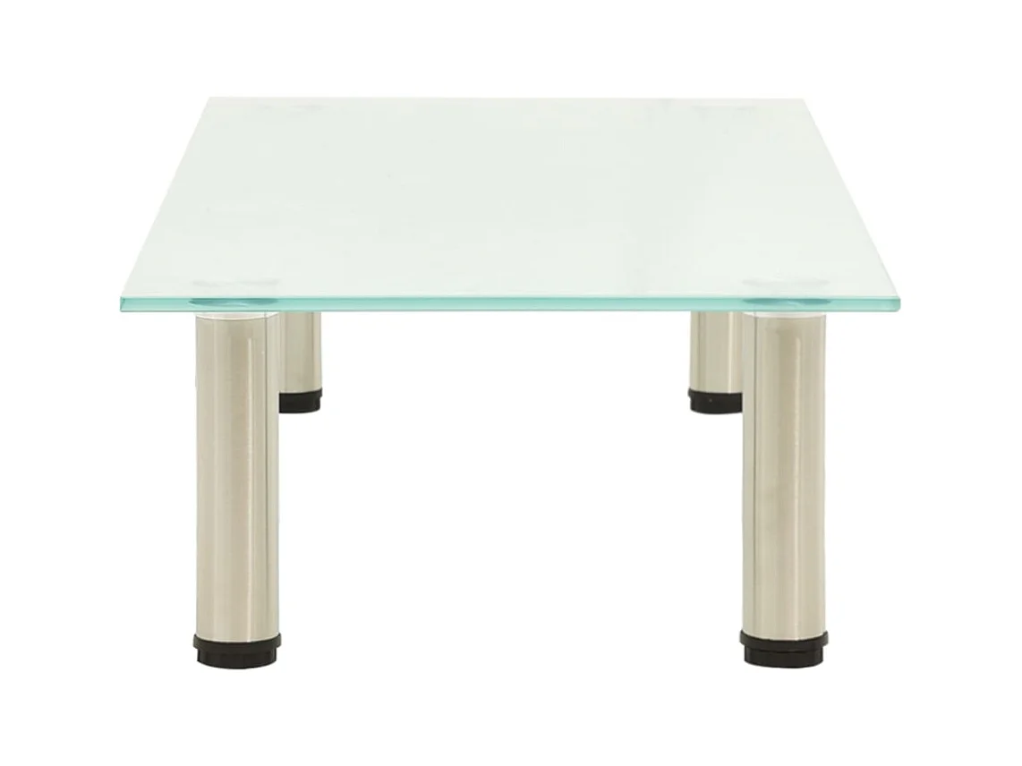 Meuble TV multimédia étagère verre 80 x 35 x 17 cm 02_0027628