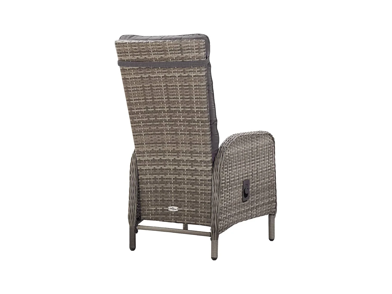 Mobilier de bistro de résine grise 58 x 63 x 111 cm 02_0014548