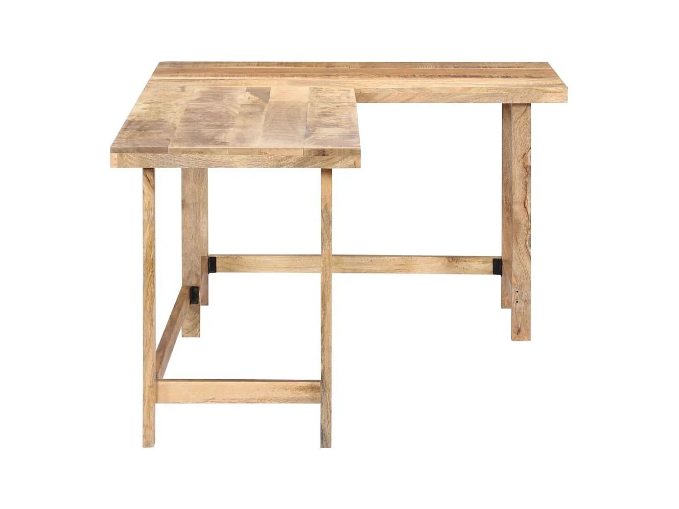 Bureau table meuble travail bois marron 120 x 60 x 76 cm 0502095